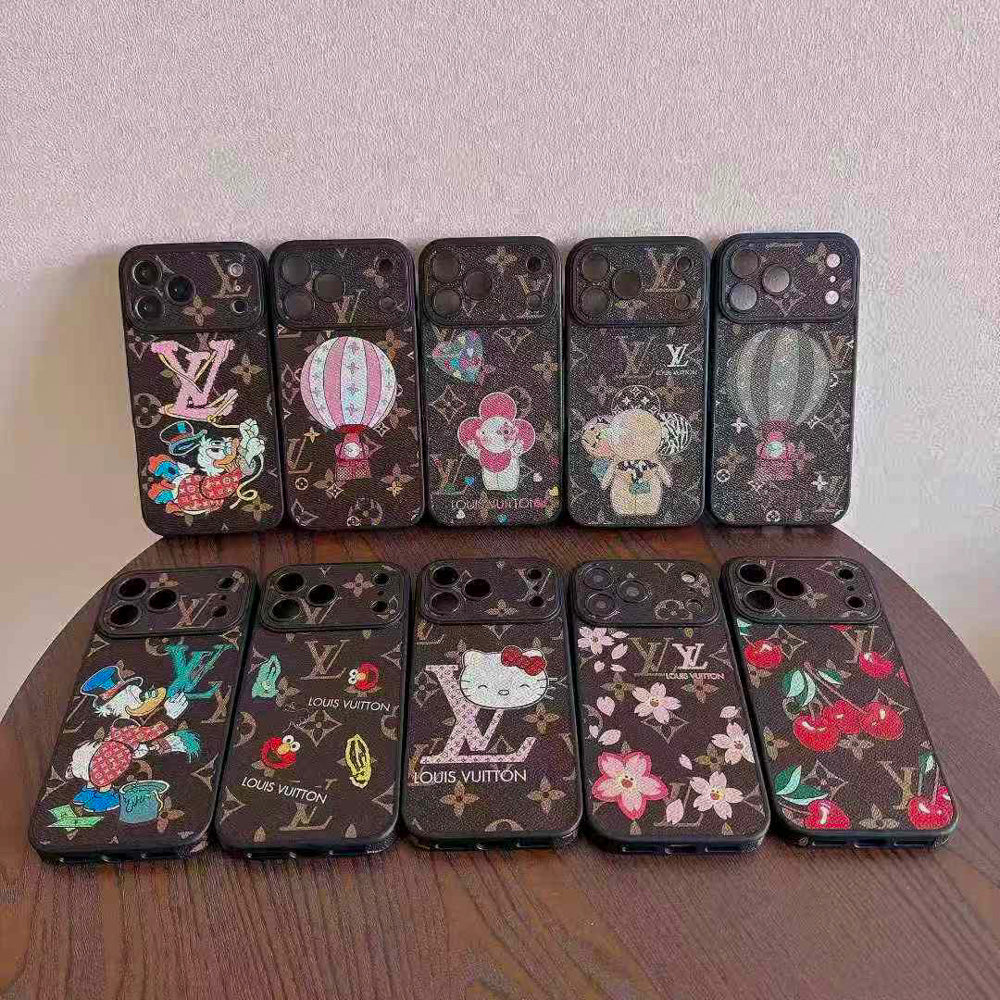 Louis Vuitton x Character Collaboration Monogram Phone Case for iPhone 14-18 Pro & Pro Max