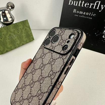 Designer Monogram Gucci Case for iPhone 12-18 Pro & Pro Max
