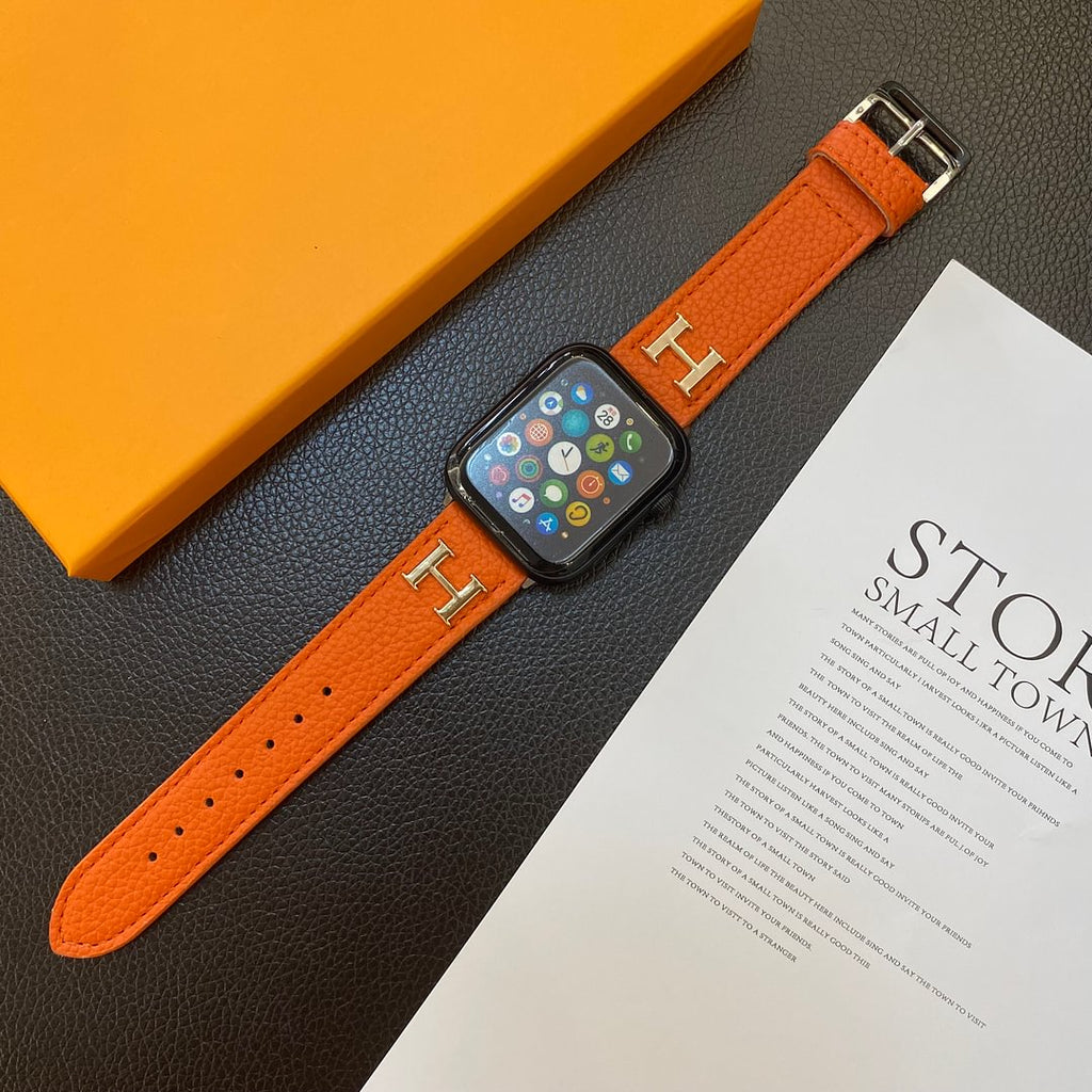 Premium Hermes Leather Watch Strap