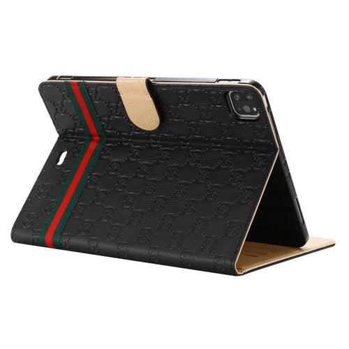 3D Embossing Flip Cover Holster Apple iPad Cases With Stand Function theroxymob