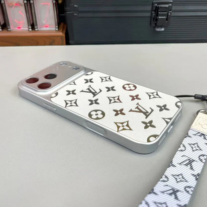Premium Louis Vuitton Monogram Phone Case With Mini Strap for iPhone 12-18 Pro & Pro Max