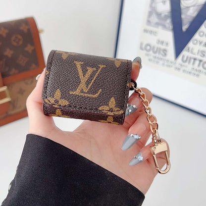 Classic Leather Monogram AirPods Cases Big Printing