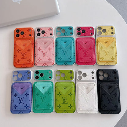 LV Magsafe Cardholder Monogram Case For iPhone 12-18 Pro & Pro Max