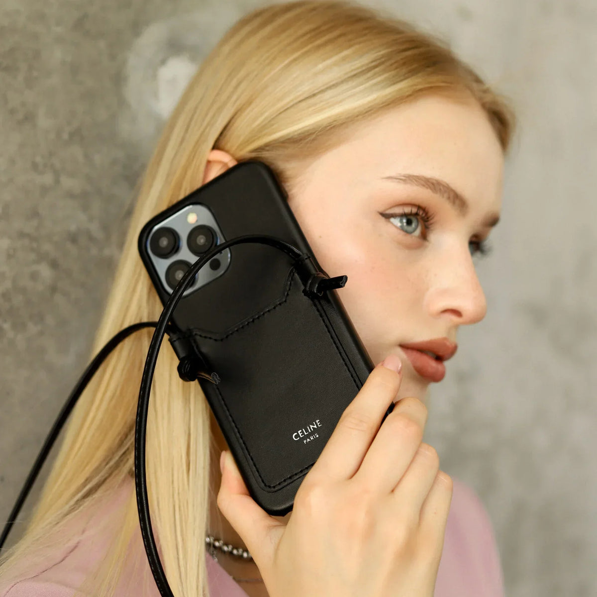 CLASSIC IPHONE CASE WITH CARD HOLDER BLACK FOR IPHONE 12-18 Pro & Pro Max