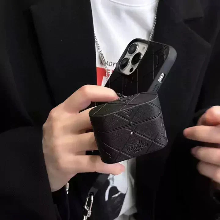 Leather Hermes Bag For Airpods