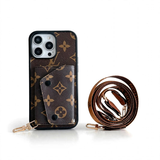 LV Luxury Card Holder for iPhone 12-18 Pro & Pro Max