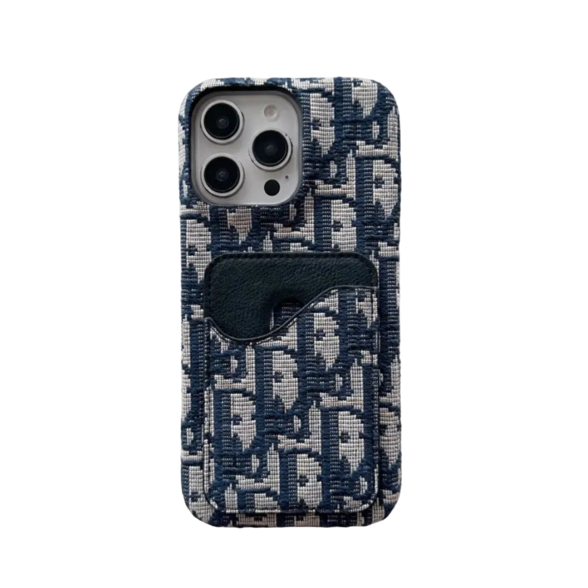 Dior Luxury Wallet Case with Strap - iPhone 12-18 Pro & Pro Max