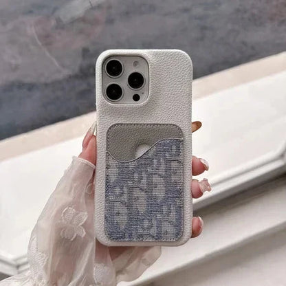 Dior Luxury iPhone Case Card Slot Roxy New 2