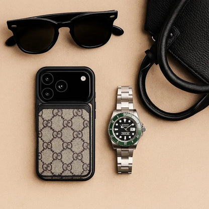 Luxe Louis Vuitton Leather Case For iPhone 12-18  Pro & Pro Max