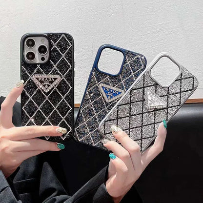 Luxury Quilted Diamond Pattern Case - iPhone 12-18 Pro & Pro Max