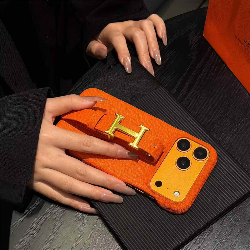 Designer Strap Buckle Luxury Case - iPhone 12-18 Pro & Pro Max