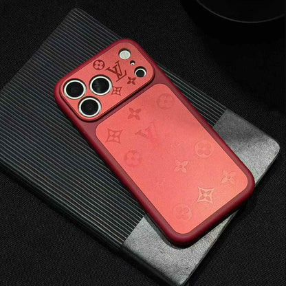 Frosted Lens-Protect Monogram Case For iPhone 16-18 Pro & Pro Max