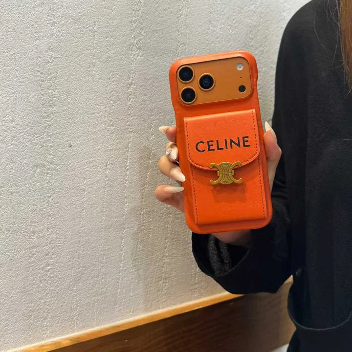 Luxury Leather Case with Makeup Mirror For iPhone 14-18 Pro & Pro Max