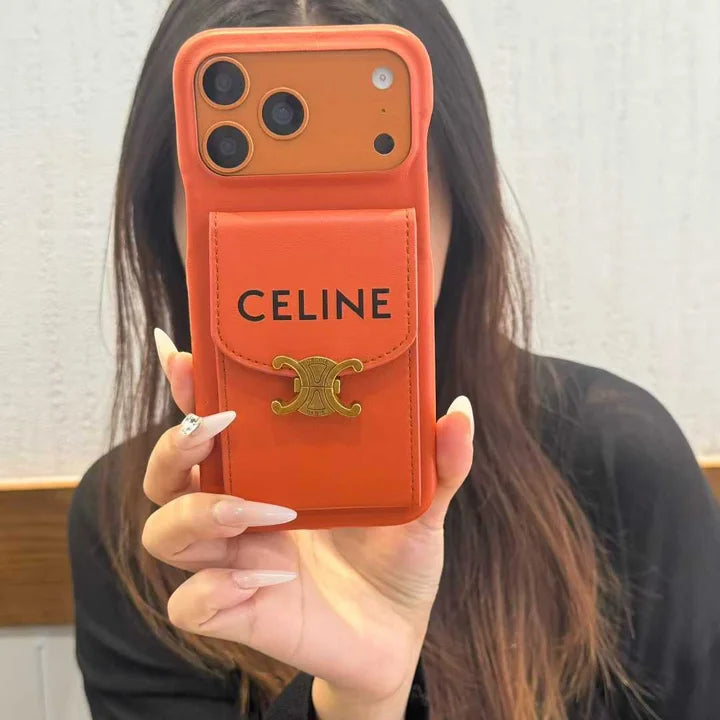 Luxury Leather Case with Makeup Mirror For iPhone 14-18 Pro & Pro Max