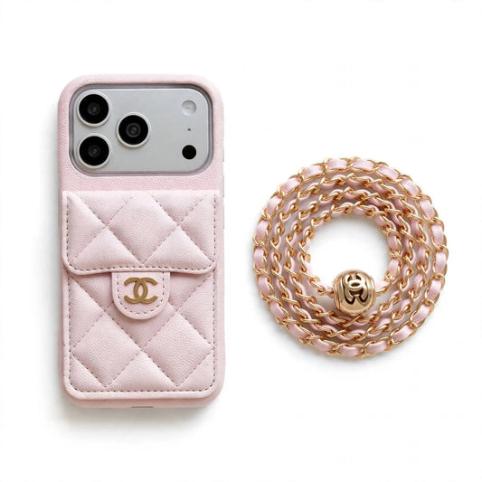 Luxury Leather Crossbody Wallet Case for iPhone 13-18 Pro & Pro Max