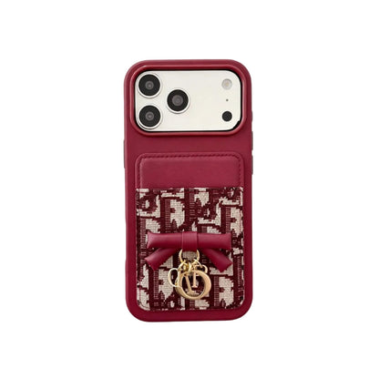 Luxury DR Oblique Card Case - For iPhone 12-18 Pro & Pro Max