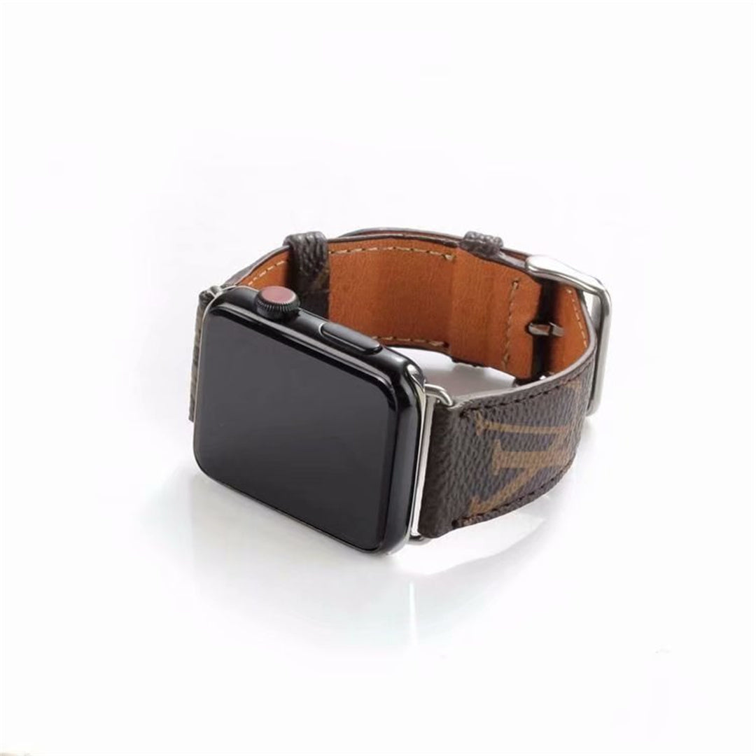 CLASSIC BROWN  LUXURY STRAP FOR APPLE WATCH Roxy New 2