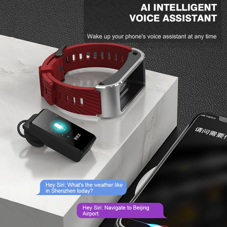 Steel Band Earphone Amovible Smart Watch