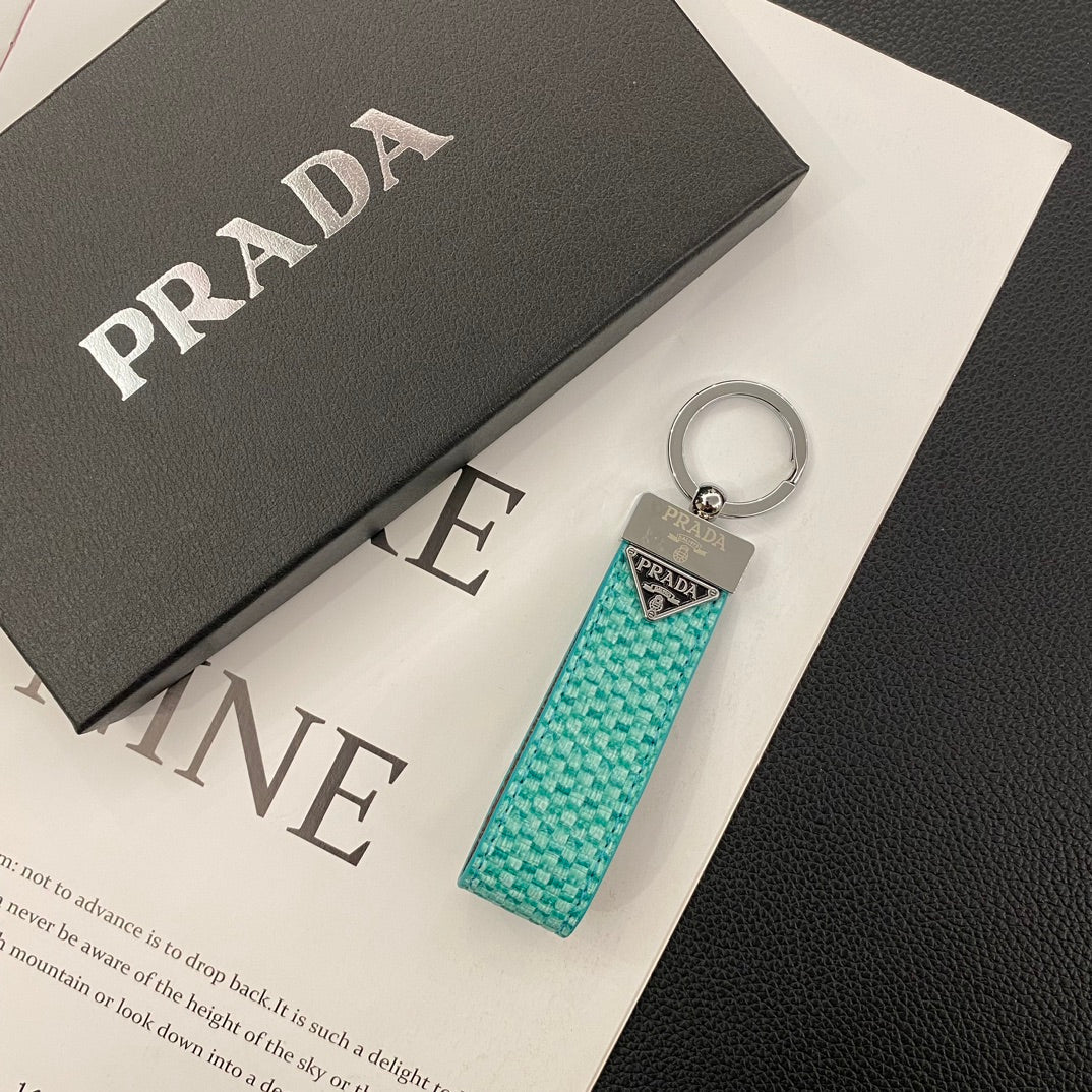 Prada Leather Key Chain theroxymob