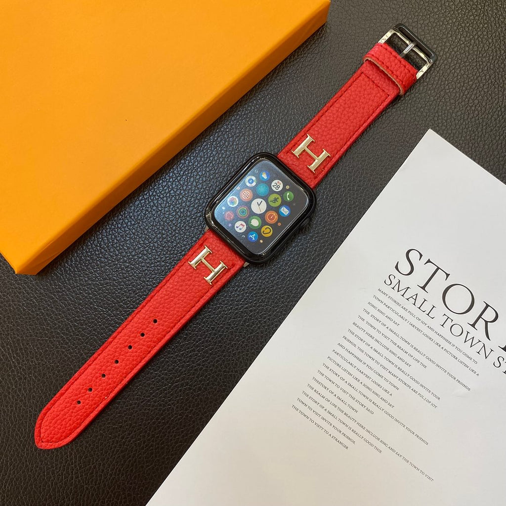 Premium Hermes Leather Watch Strap