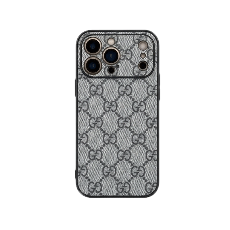 Designer Monogram Gucci Case for iPhone 12-18 Pro & Pro Max