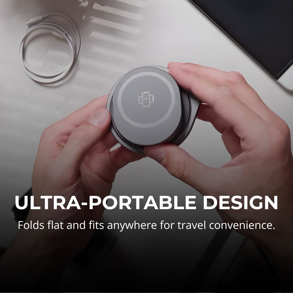 3-in-1 Foldable 25W Qi2 Magnetic Wireless Charging Station