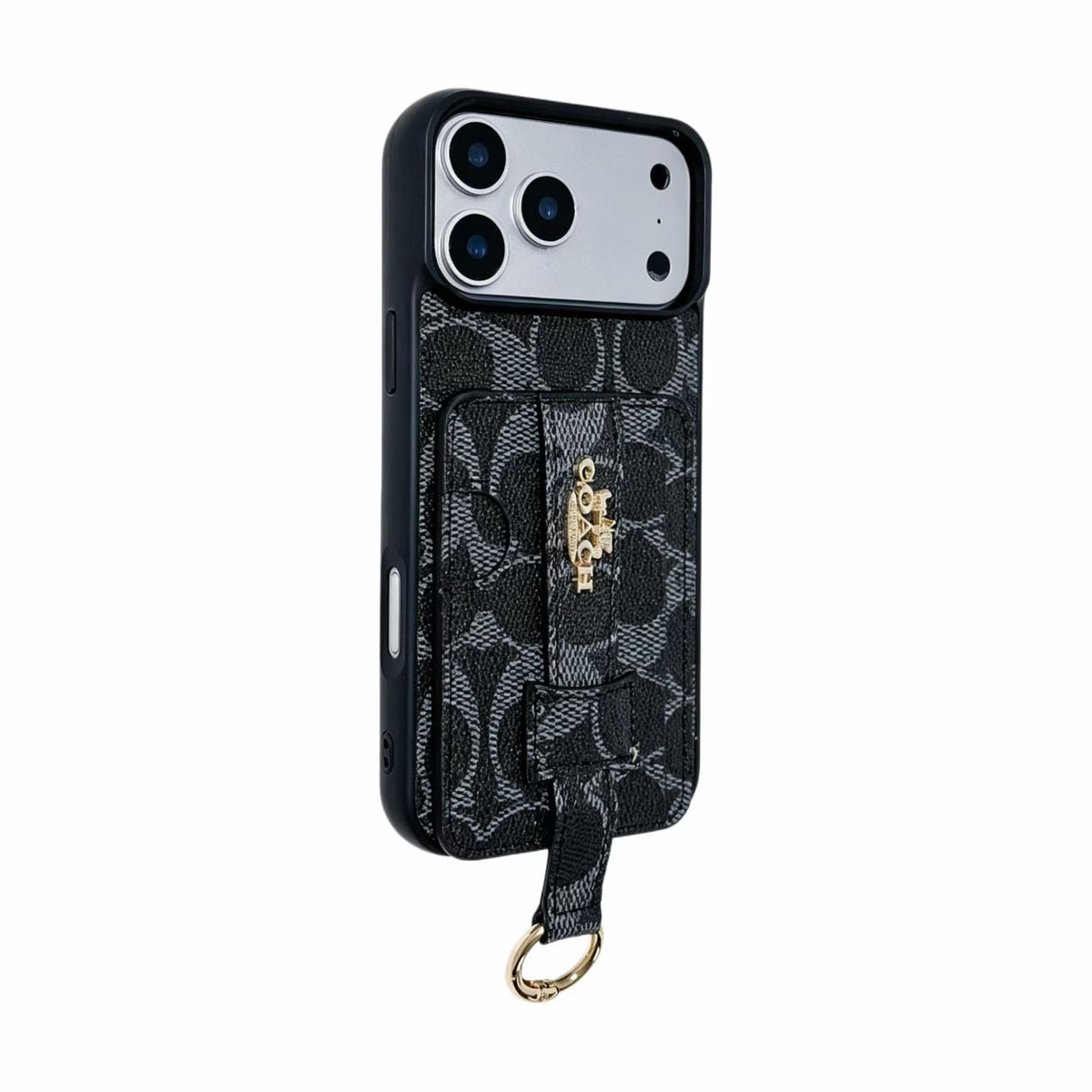 Luxury Designer Case with Hook Charm - iPhone 12-18 Pro & Pro Max