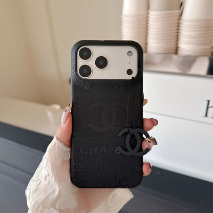 Luxury Chanel Phone Case For iPhone 12-18 Pro & Pro Max
