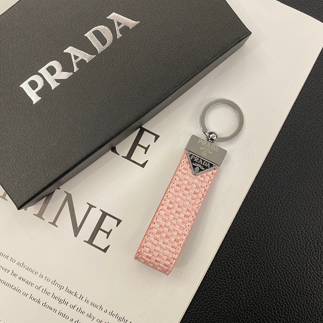 Prada Leather Key Chain theroxymob