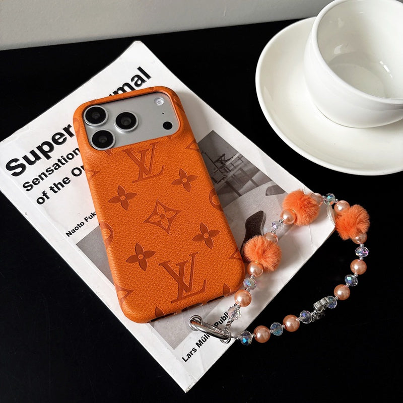 Luxury Quilted Leather Case for iPhone 12-18 Pro & Pro Max