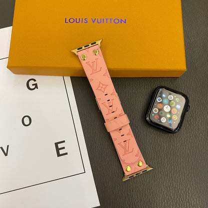 Bracelet de rechange Apple avec décoration en rivets et monogramme en relief Roxy New 2