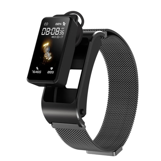 Steel Band Earphone Amovible Smart Watch