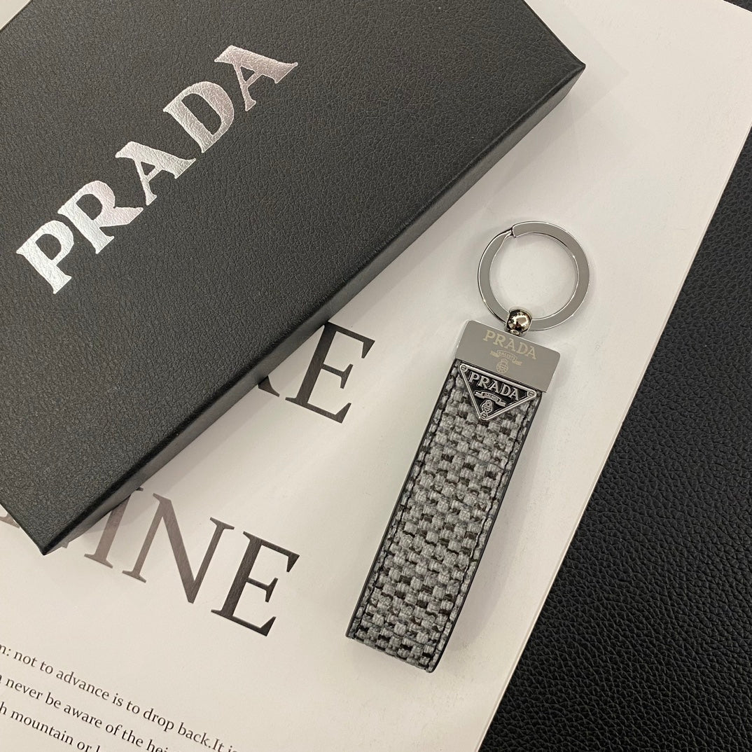 Prada Leather Key Chain theroxymob