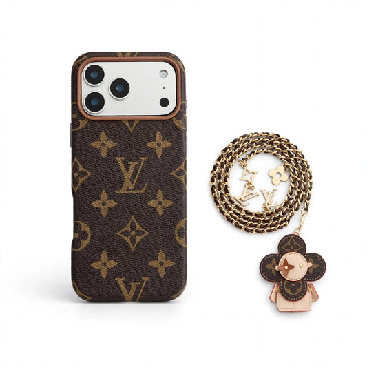 Louis Vuitton Case With Strap For iPhone 13-18 Pro & Pro Max