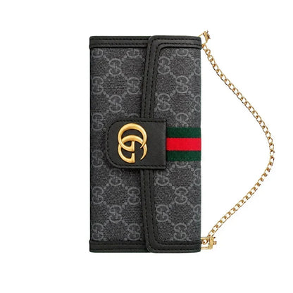 Classic Wallet Chain Crossbody Case - iPhone 12-18 Pro & Pro Max