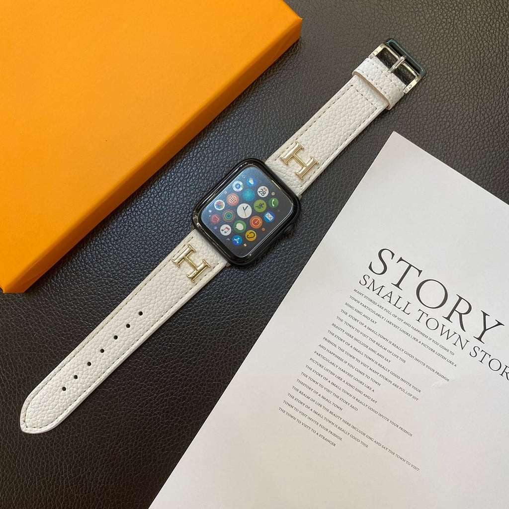 Premium Hermes Leather Watch Strap