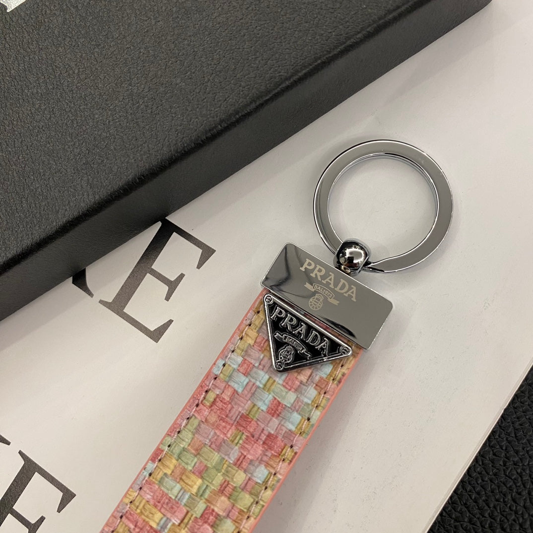 Prada Leather Key Chain theroxymob