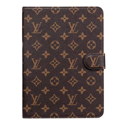 Samsung Galaxy Tab|Luxury Case Canvas Monogram Leather Fresh Summer Theme Pattern Roxy New