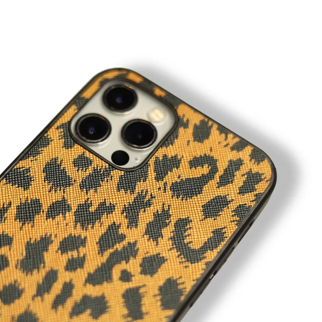 LUXURY CELINE IPHONE CASE CLASSIC PANTHERA FOR IPHONE 12-18 Pro & Pro Max