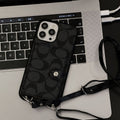 Coach Card Bag Leather Chain iPhone Case Roxy New 2