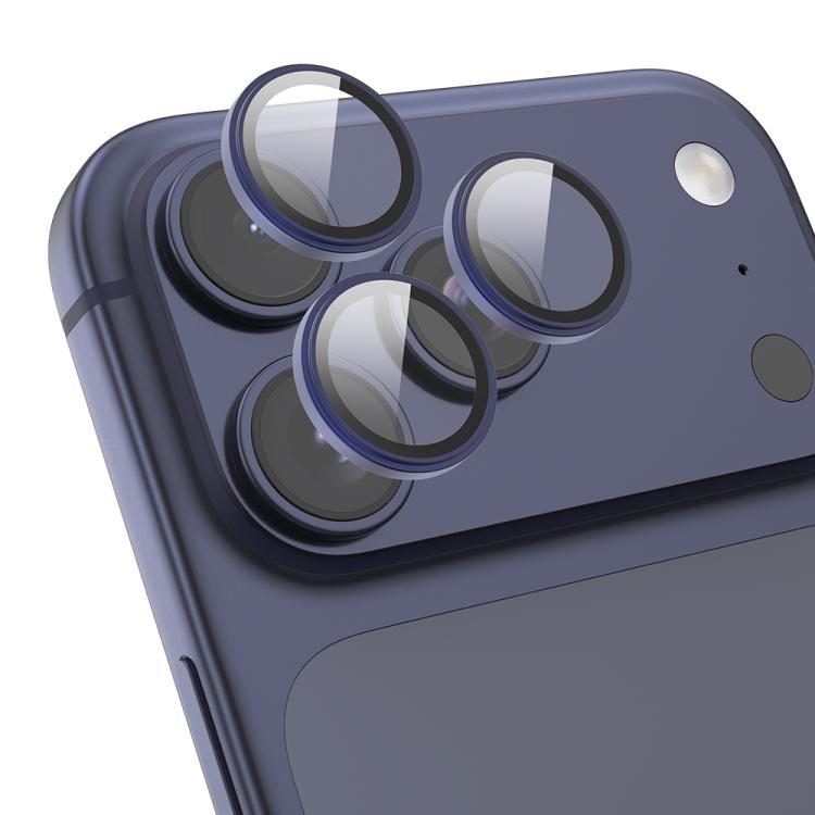 Orange Metal Glass Camera Lens Protector For iPhone 12-18 Pro & Pro Max