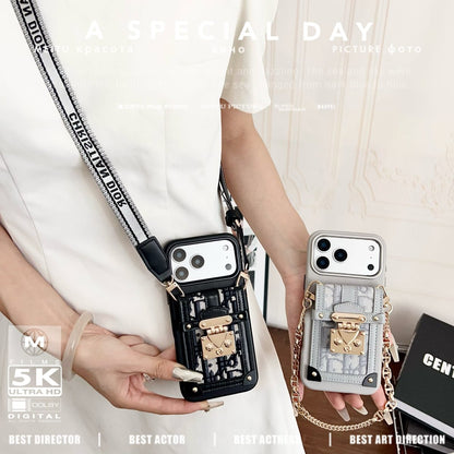 Black Luxury Transparent Dior Case - iPhone 13-18 Pro & Pro Max