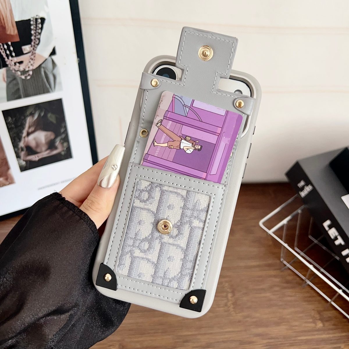 Black Luxury Transparent Dior Case - iPhone 13-18 Pro & Pro Max