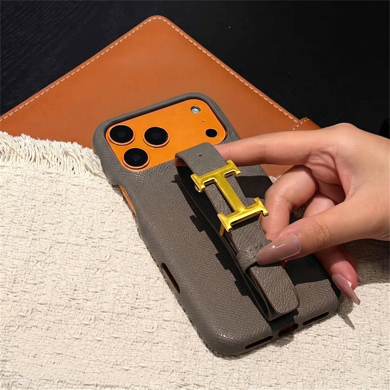 Designer Strap Buckle Luxury Case - iPhone 12-18 Pro & Pro Max