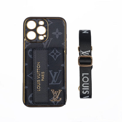 Luxury Leather Wallet Card Holder Phone Case For iPhone 13-18 Pro & Pro Max