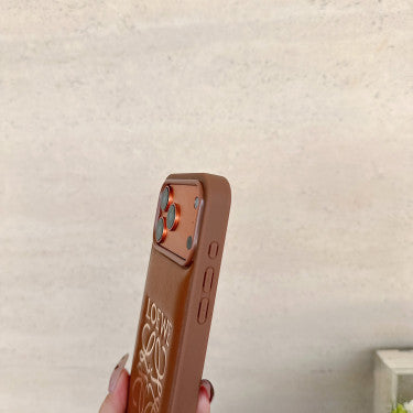 Stylish iPhone LE Brown Case For Iphone 12-18 Pro & Pro Max