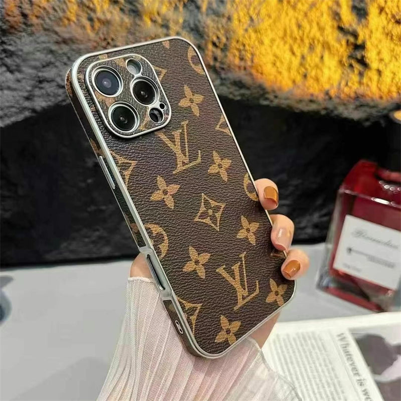 Luxury LV Leather iPhone Case Roxy New 2