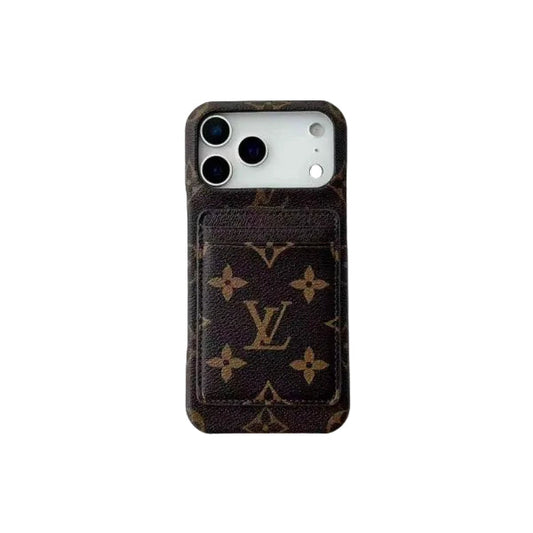 Leather Card Holder Case for iPhone 12-18  Pro & Pro Max
