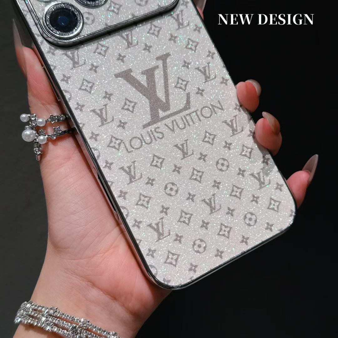 Lv Shiny Phone Case for iPhone 12-18 Pro & Pro Max