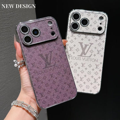Lv Shiny Phone Case for iPhone 12-18 Pro & Pro Max